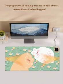 Heated Mouse Pad, Ultra-Large Heating Desk Mat, Highly Attractive Office Computer Desk Mat For Both Men And Women, Electric Heating Hand Warmer And Mouse Pad - Multicolor - View 7