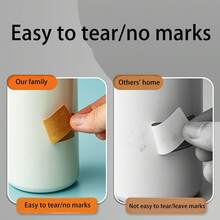 1包(96張)復古風格便條貼紙自粘防水、防油,可用於分類、廚房等 - 彩色 - 查看 5