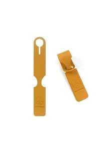 1張機票登機證,手提箱掛卡,航運登機皮革pu行李牌,旅行行李牌,時尚飛機圖案行李牌,旅行便攜式行李牌,適用於行李、手提箱、旅行證件存儲 - 黃色 - 查看 2