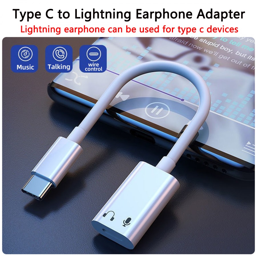 Usb Para Iphone Adaptador De Lightning A USB-C Votvlog Para