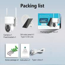 1pc 4mp Outdoor Solar Power Wifi Camera With Dual Panels, Intelligent Detection, High Definition, Battery & Solar Powered, 7800mah Battery, Ip66 Waterproof And Dust-Proof, Hd Night Vision, Two-Way Audio, Pir Detection, 360 Rotation, Light, Image Sensor, Recording, Motion Sensor, 2.4ghz For Fisheries & Forestry, Anti-Theft, Wild Monitoring, Construction Site, Breeding Farm, Animal Observation App: Icsee - Built-in 7800ma battery solar powered - View 5