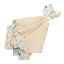 1入時尚嬰兒紗綢舒適毯,適合日常使用 - 彩色 - 查看 3