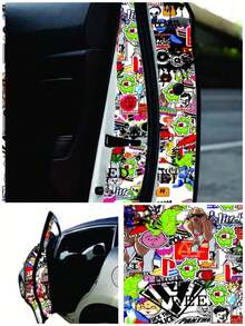 stikes makecolage 100 x 50  cm - Multicolor - Ver 2