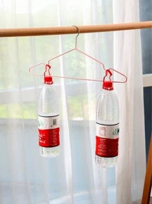 10入組帶塗層防滑家用衣架,加厚肩部保護,適用於濕/乾衣物,金屬塗層衣架,成人尺寸 - 粉色 - 查看 4