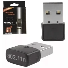Mini Adaptador Wireless Usb 2.4ghz Wifi 900mbps Sem Fio - Preto - Visão 2