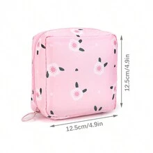 1 件裝卡通衛生收納袋,便攜式月經收納袋,可愛的日常用品和月經墊支架,女式 - 彩色 - 查看 7