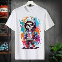 Men T-Shirts - 白色 - 查看 1