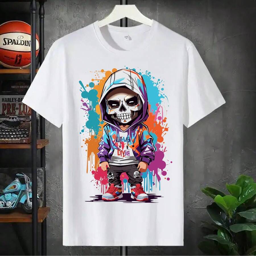 Men T-Shirts - 白色 - 查看 1