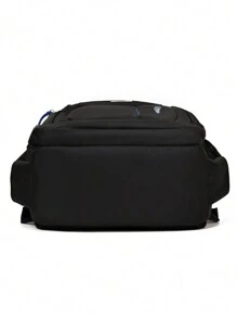 加固防水大容量包，大学生书包，外出电脑背包，休闲旅行背包笔记本电脑背包父亲节礼物夏季大学书包爸爸书包新生书包返校多功能宿舍大学男士书包学校背包学校用品书包学校铅笔盒老师 - 藍色 - 查看 10