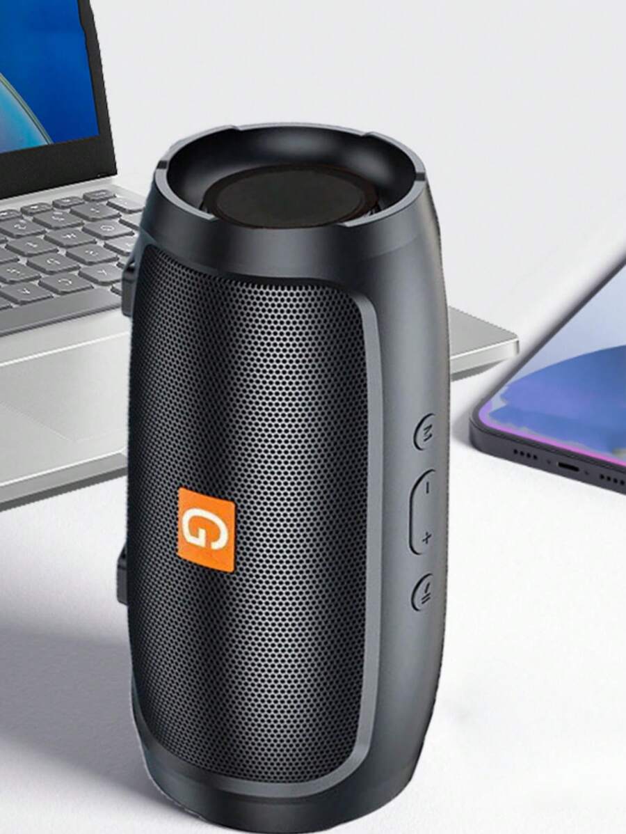 1 Pc Black Outdoor DualChannel Subwoofer Wireless Speaker Wireless