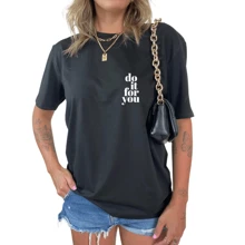 Women T-Shirts - màu đen - Xem 2