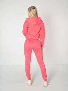Conjunto Pants Deportivo Para Dama - Rosa Fucsia - Ver 4