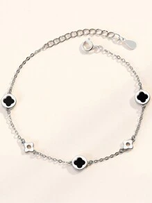 Bracelet Trèfle Porte-Bonheur S925