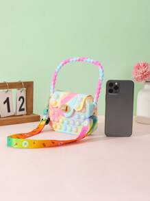 1個兒童矽膠減壓包耳機盒 - 彩色 - 查看 2