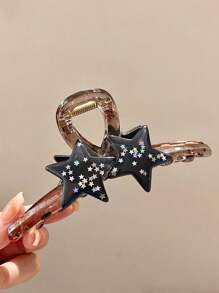 1入超閃亮星形及髮夾，女性髮型造型的髮飾 - 彩色 - 查看 3