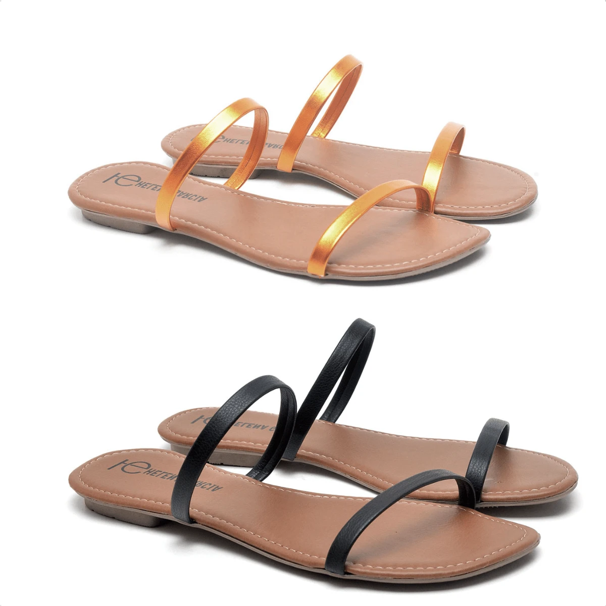 Women Slides - 橘色 - 查看 1