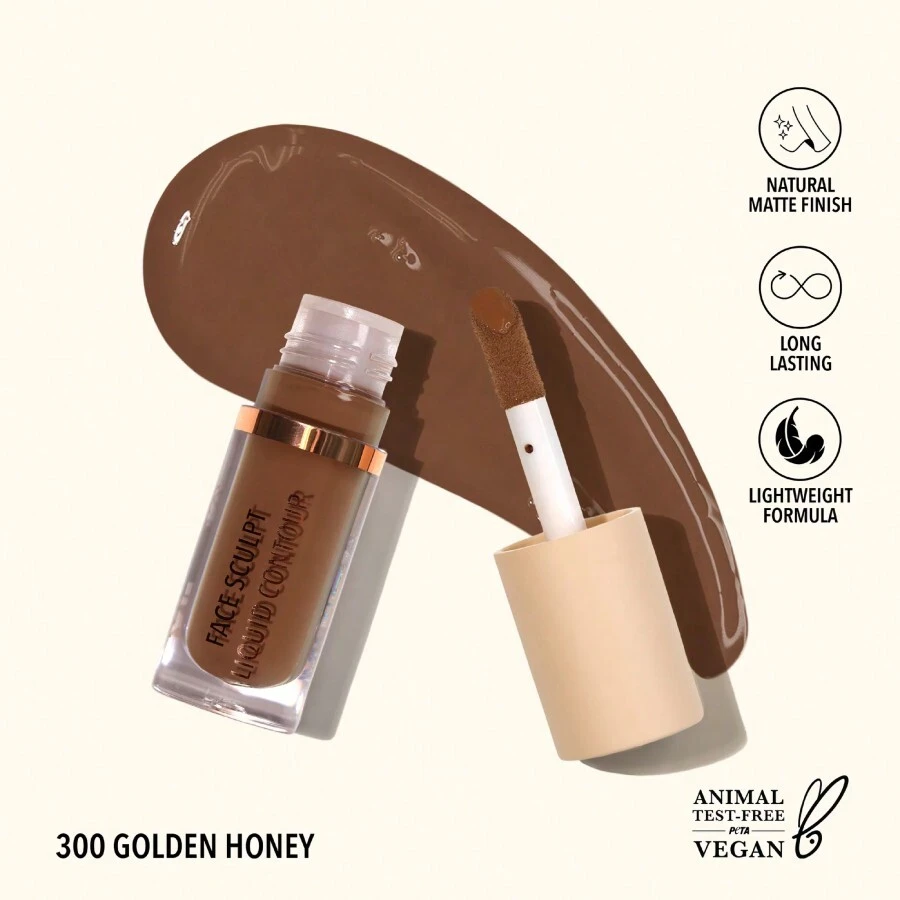 Contorno líquido Face Sculpt Liquid Contour Moira - 300 Golden Honey - Ver 1
