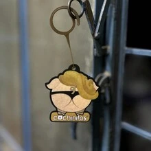 Cochi Vainilla Cochinitos Aromatizantes para auto hogar oficina 1 pza - Dorado - Ver 3