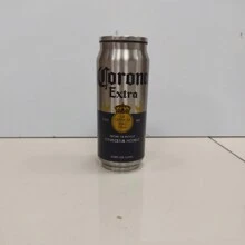 Termo en forma de lata de cerveza - Gris Claro - Ver 1