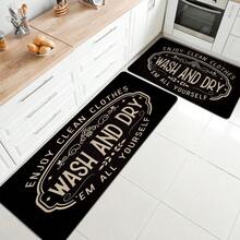 1入組室內裝飾、花園裝飾、園藝裝飾、庭院地墊、浴室裝飾、浴室地墊、防滑浴室地墊、廚房裝飾、廚房地墊、地墊、緩解疲勞地墊、柔軟舒適表面、令人放鬆的腳、不滑機器邊緣和耐用、有3種尺寸可選、可機洗或手洗 - 黑色 - 查看 5