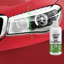 Hgkj汽車大燈修復套件,刮擦及變黃清洗頭燈,快速亮化塗層磨光蠟 - 杏色 - 查看 1