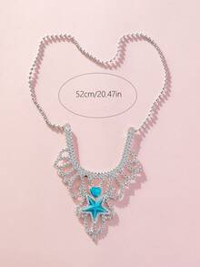 1pc Plastic Cute Magic Necklace For Kids Birthday Party Holiday Decoration Necklace - Blue - View 3