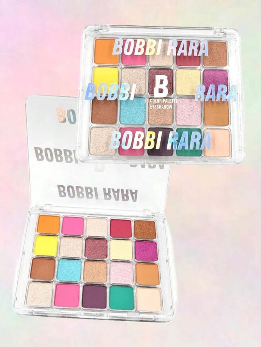 Bobbi Rara Paleta De Sombras 20 Cores Eyeshadow BR-04 - 01 Pink Photo - Visão 1