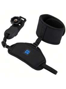 1 件相機腕帶,適用於單眼/微單相機,潛水材質製成,方便,柔軟,減壓,快速釋放,復活節 - 黑色 - 查看 5