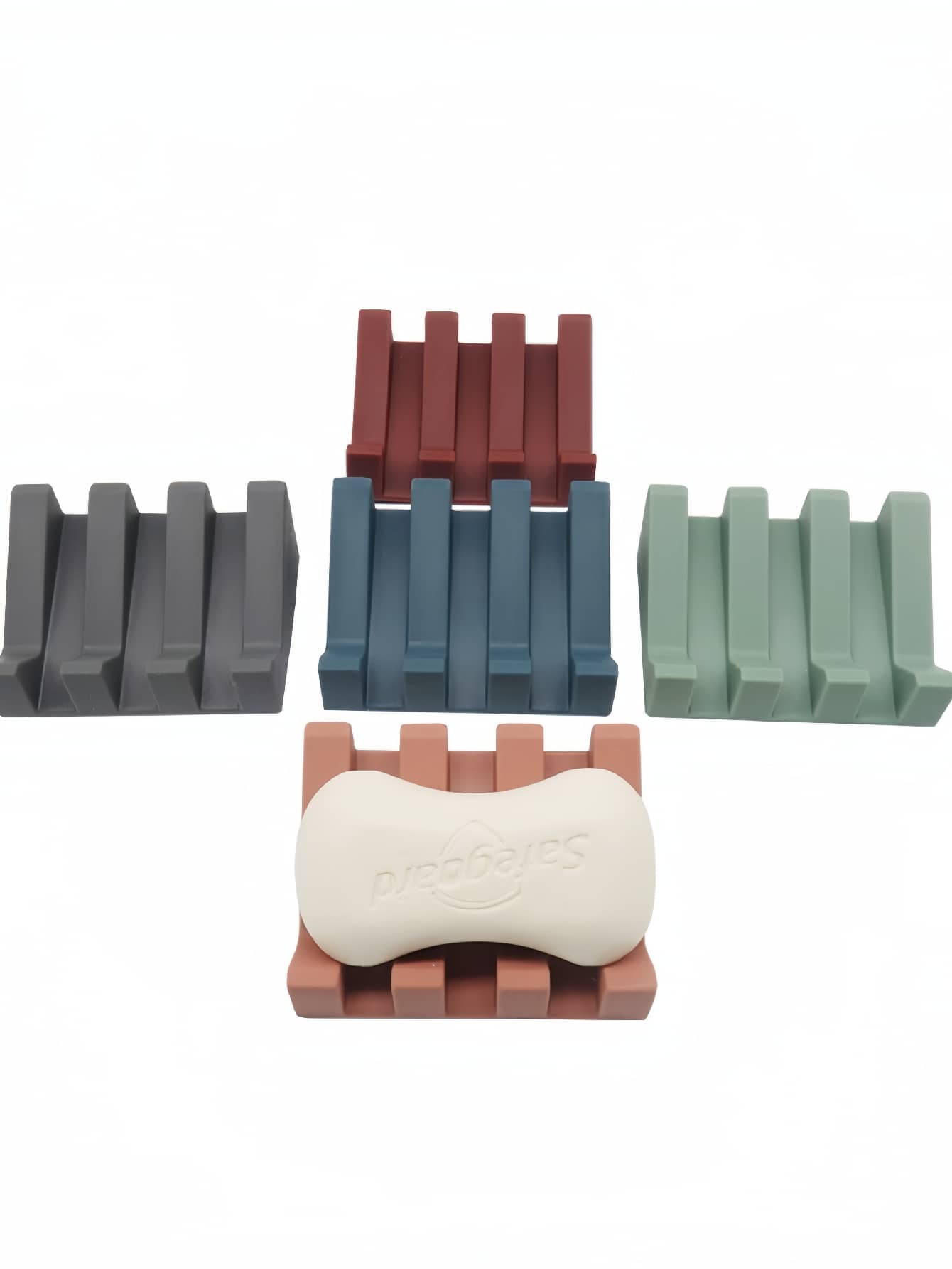 Silicone Soap Dish With Drainage Holes And Tilted Design SHEIN USA