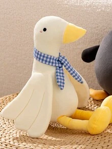 1只黃色小鴨毛絨玩具,可愛的娃娃可用於家庭裝飾和禮物贈送 - 黃色 - 查看 3