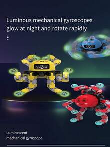全新玩具,機械可折疊變形,夜光發光,減壓玩具 - 顏色隨機出貨 - 查看 2