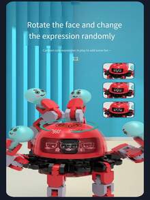 全新玩具,機械可折疊變形,夜光發光,減壓玩具 - 顏色隨機出貨 - 查看 5