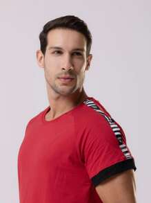 Urban Zone Jeans Men T-Shirts - 紅色 - 查看 4