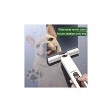 1入迷你可擠式拖把，便攜式清潔拖把，手持式桌面廁所汽車窗玻璃海綿清潔器，家居清潔工具 - 白色 - 查看 5