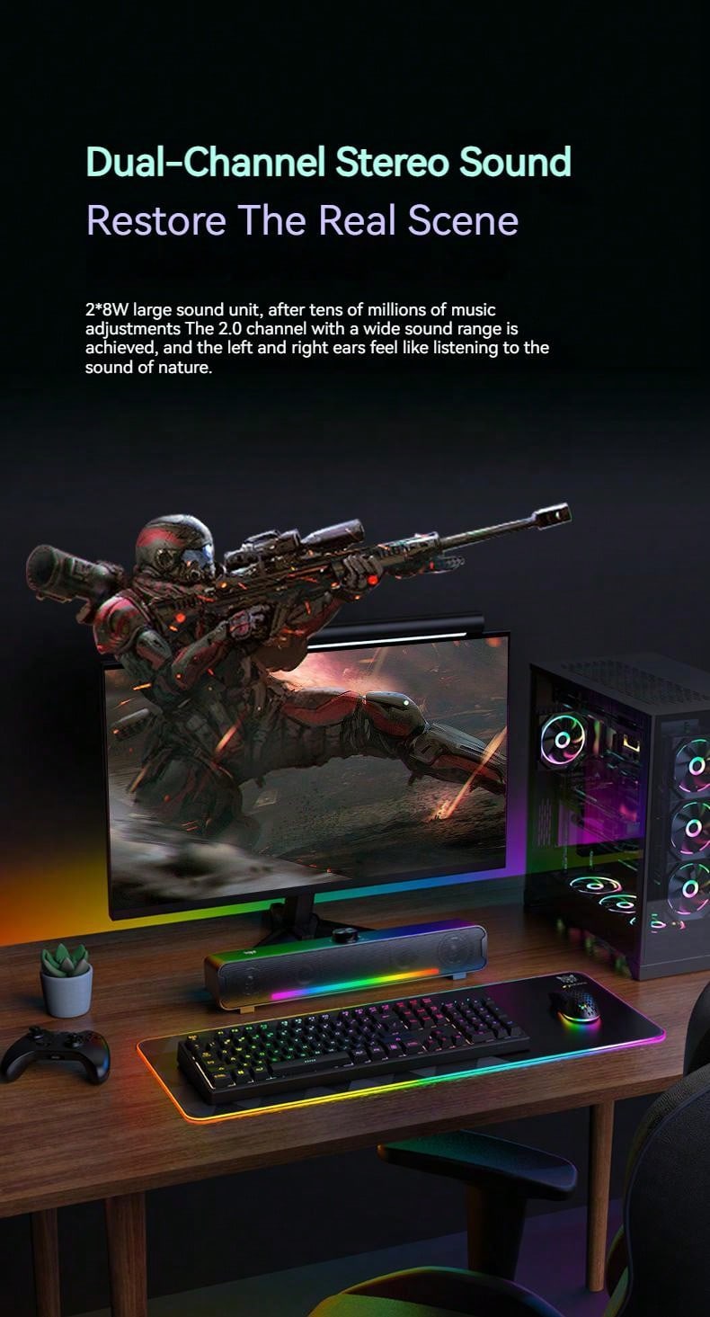 ONIKUMA ONIKUMA Powerful Sound Box With RGB Backlit