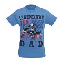 Legendary Dad Men's T-Shirt - Màu xanh lam - Xem 3