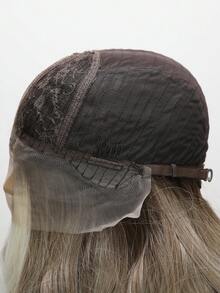 26吋t型蕾絲13*6*1灰色漸變水深波浪合適日常穿戴的合成纖維女士假髮 - 漸層 - 查看 6