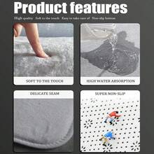 1pc Seasoning Pattern Kitchen Mat, Soft Anti-Skid Wear-Resistant Decorative Floor Mat For Kitchen, Living Room, Etc. - Multicolor - View 7