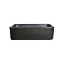 DeerValley DV-1V0001 Bathroom Vessel Sink 19" X 15" Above Counter Sink Rectangle Ceramic Bathroom Sink Black And White Sink - 黑色 - 查看 4