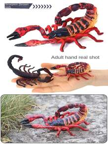 Pvc逼真蠍子模型,教育科學玩具裝飾昆蟲世界景觀,兒童禮品,便攜式 - 彩色 - 查看 4