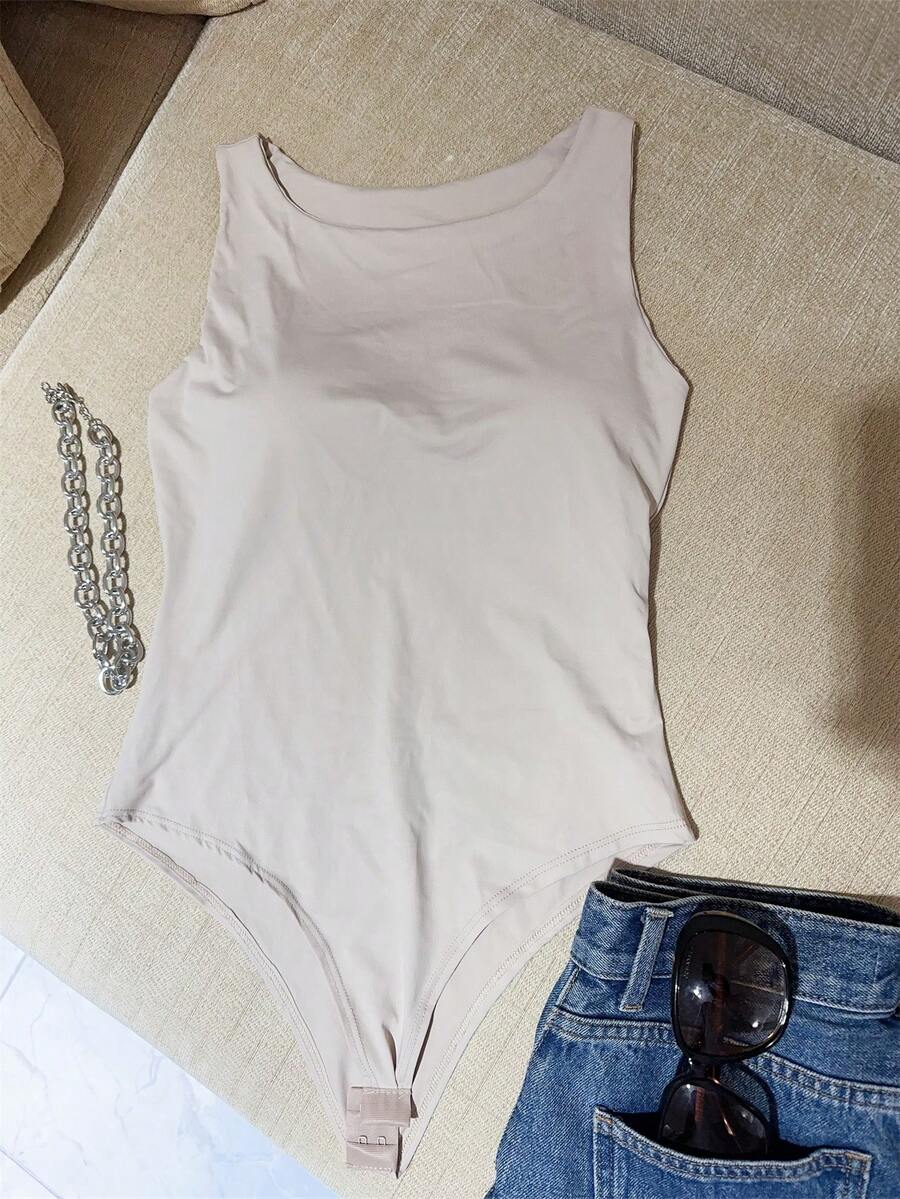 Women Bodysuits - Màu be - Xem 1
