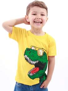 Young Boys T-Shirts - Màu vàng - Xem 1