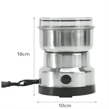 Electric Coffee Grinder Stainless Steel Grinder - Silver - View 5
