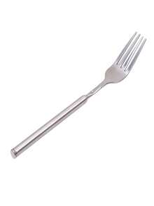 Stainless Steel Bbq Dinner Fork & Fruit Dessert Extended Fork, Telescopic Kitchen Utensil - Silver - View 3