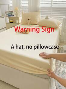 1pc Solid Fitted Sheet