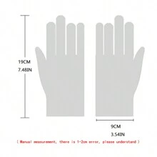 秋冬季儿童针织手套男童全指双层分指设计保暖内衬加厚保暖 - 藏蓝色 - 查看 2