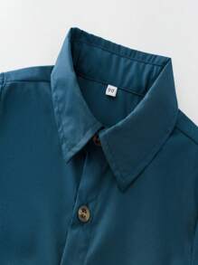 KIMOCAT 3 件套年轻男孩上扣背心西装外套、长袖衬衫和裤子、英式花卉婚礼绅士正装、春秋季节、无领结