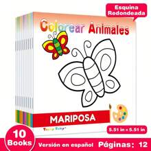 一套10本儿童涂色书，包含10个不同的主题。学习简单的笔触，提升孩子的涂色技巧和艺术创造力。培养色彩感知能力，提供早期教育启蒙。是生日、圣诞节和新年庆祝活动的理想礼物。 - 紅色 - 查看 3