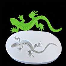 1 件 3d 蜥蜴和壁虎形狀矽膠模具 - 彩色 - 查看 1