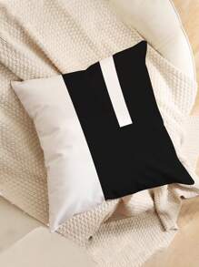 1pc Simple Pattern Printed Cushion Cover, Modern Accent Pillow Case, Single Side Printed, Sofa Home Decorative Pillow Cover (Does Not Include Pillow Core)